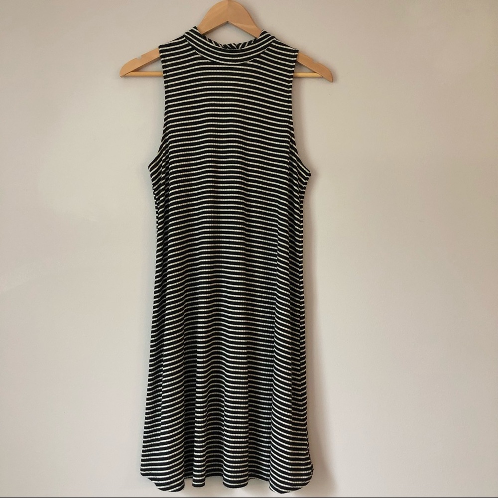 Love Fire High Neck Knit Shift Dress